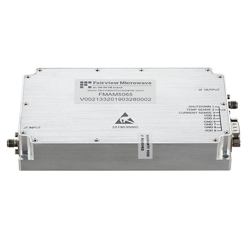 51 dB Gain High Power LDMOS Amplifier at 100 Watt Psat Operating from 20 MHz to 520 MHz with SMA