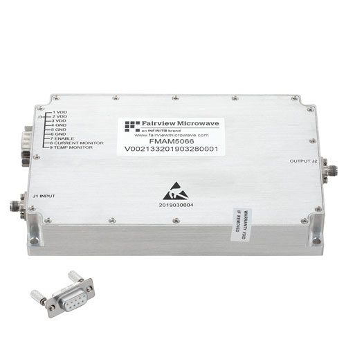 43 dB Gain High Power GaN Amplifier at 20 Watt Psat Operating from 2