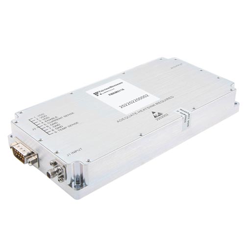 50 dB Gain High Power GaN Amplifier at 100 Watt Psat Operating from 700