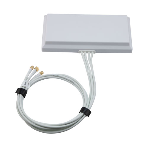 24002500, 51507125 MHz WiFi 6E Flat Panel MIMO Antenna, 6 dBi Gain