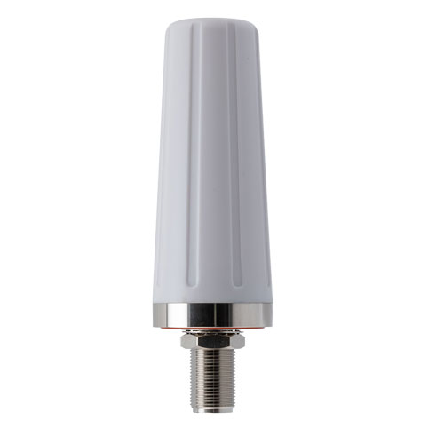 617 to 7125 MHz WiFi 6E Omni Antenna, 3 dBi Gain, N Female Connector White