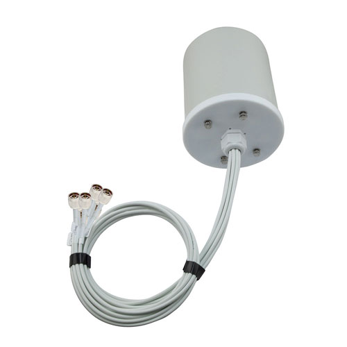 24002500, 51507125 MHz WiFi 6E Omni MIMO Antenna, 6 dBi Gain, 8 N