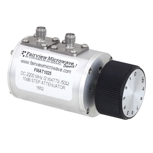 0 to 10 dB Step Attenuator With a 1 dB Step SMA Female Connectors Rated