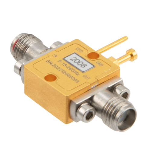 18 GHz to 26 GHz Absorptive Voltage Control Attenuator, 30 dB, Field