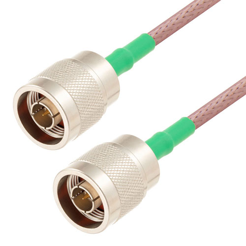 N Male to N Male Cable RG-142 Coax with LF Solder