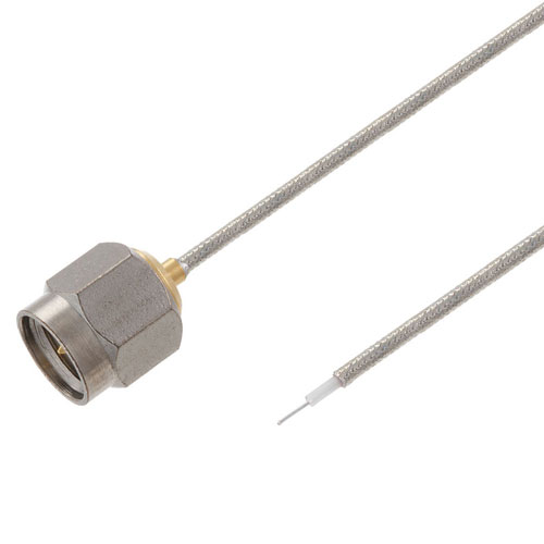 Test Probe SMA Male to Trimmed Lead Cable FMSR047TB Coax in 12 Inch