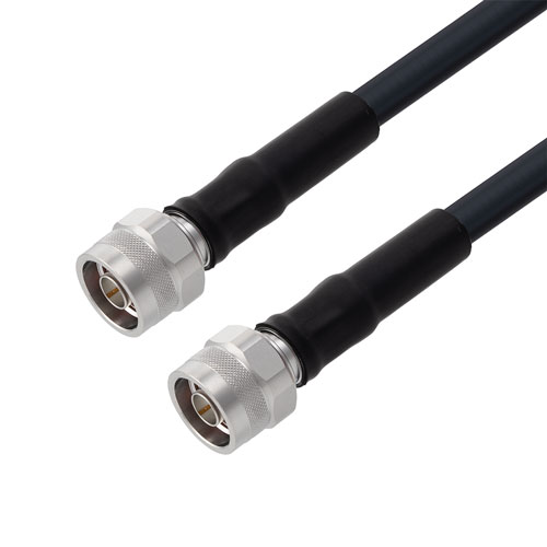 Low Loss 75 Ohm N Male to 75 Ohm N Male Cable 75 Ohm LMR40075 Coax