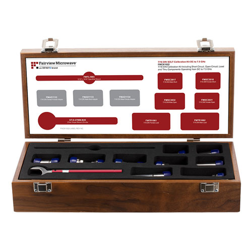 7/16 DIN SOLT VNA Calibration Kit up to 7.5 GHz, Including Short