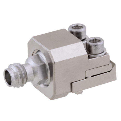 1.0mm Female (Jack) PCB Connector End Launch Removable End Launch, Clamp/Solder (Captive Contact