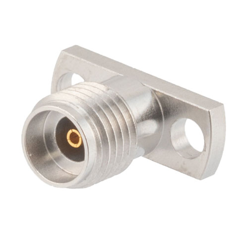 2.92mm Female (Jack) Connector Field Replaceable 2 Hole Flange (Panel