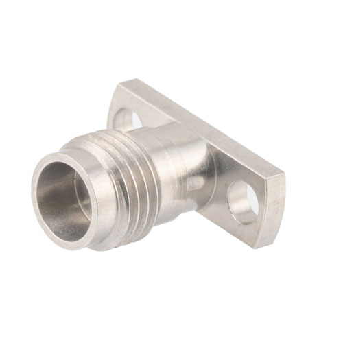 1.85mm Female (Jack) Connector Field Replaceable 2 Hole Flange (Panel