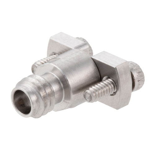 1.0mm Female PCB Connector Vertical Launch Clamp Attachment for Microstrip