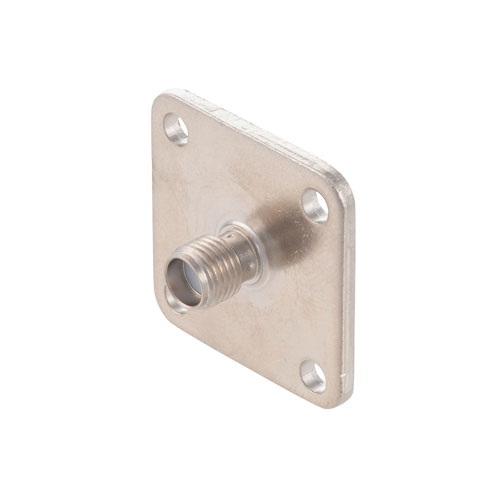 SMA Female Connector Solder Cup Terminal Solder Attachment 4 Hole