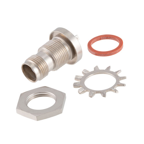 TNC Female Bulkhead Hermetically Sealed Connector Eyelet Terminal