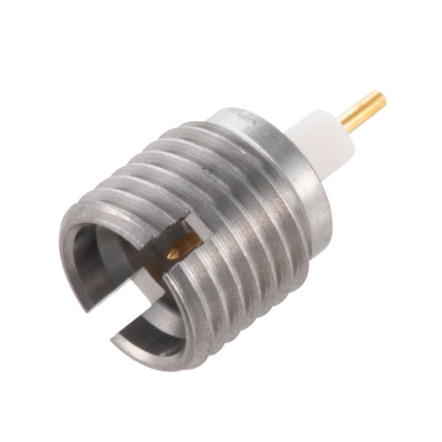 SMP Male Limited Detent Connector Pin Terminal Solder Attachment ThreadIn .080 inch Extended
