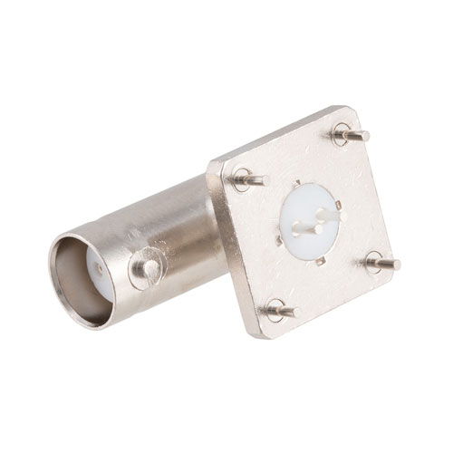 RF PCB Connector, BNC Twinax Jack Right Angle Connector Solder