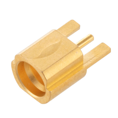 RF PCB Connector, SMP Male Limited Detent Connector Solder Attachment