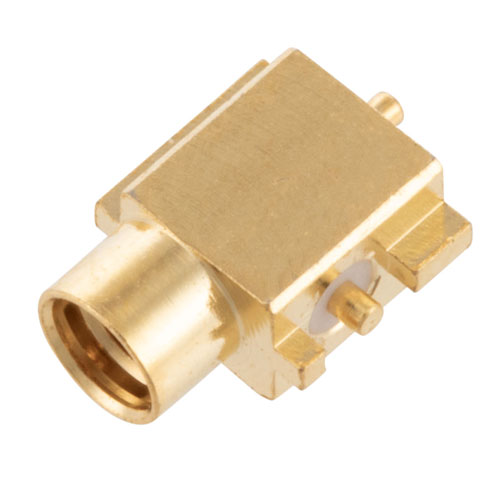 RF PCB Connector, MMCX Plug Connector Solder Attachment End Launch PCB