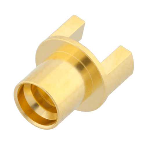 RF PCB Connector, SMP Male Full Detent Connector Solder Attachment Edge