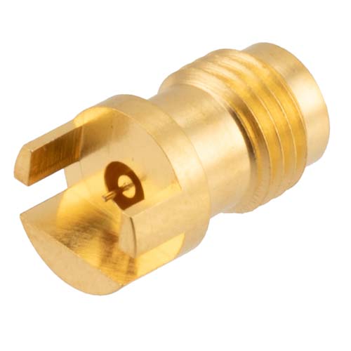 2.4mm Female (Jack) PCB Mount, Round Contact 50GHz VSWR1.25, 0.068