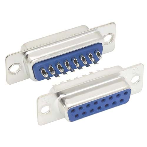 Solder Cup DSub Connector, DB15 Female
