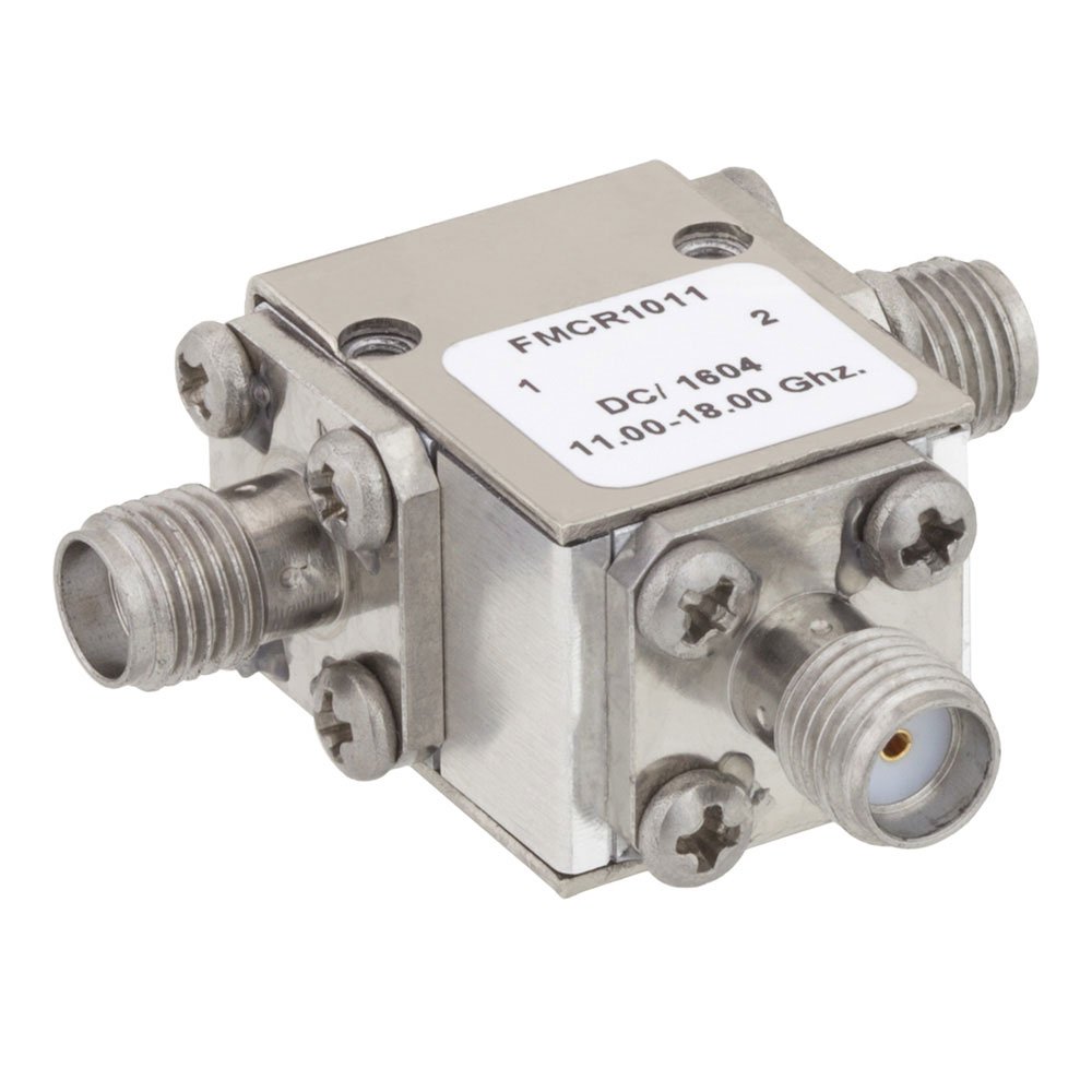 High Power Circulator With 20 dB Isolation From 11 GHz to 18 GHz, 50 Watts And SMA Female