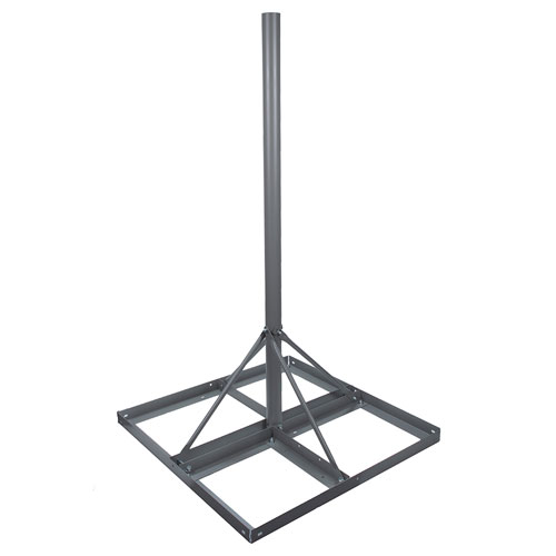 Antenna Flat Roof Mount, 1pole Version, 60inch Mast