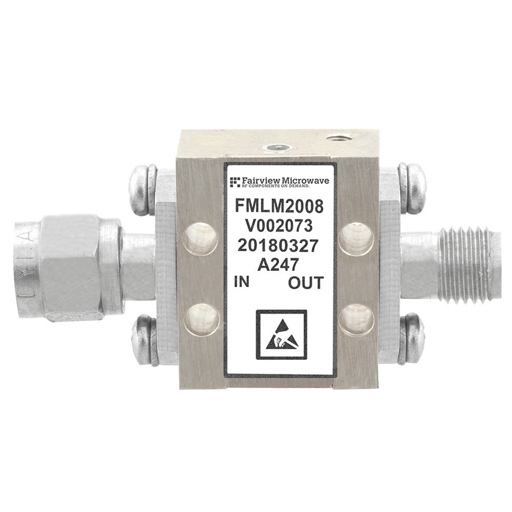 High Power Limiter, Field Replaceable 2.92mm, 100W Peak Power, 15 us Recovery, 13 dBm Flat Leakage, 26.5 GHz to 40 GHz