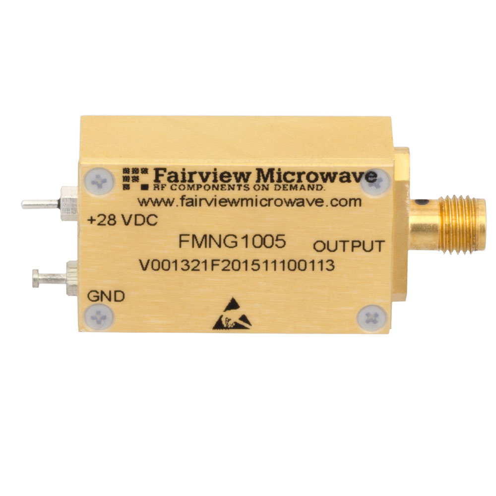 Calibrated Noise Source Module With a Noise Output ENR of 23 dB, and a Voltage of +28 VDC, Operating From 1 GHz to 18 GHz With SMA