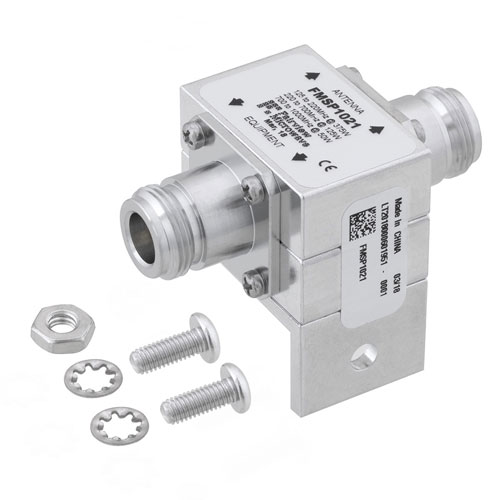 Gas Tube Design Coaxial RF Surge and Lightning Protectors from Fairview