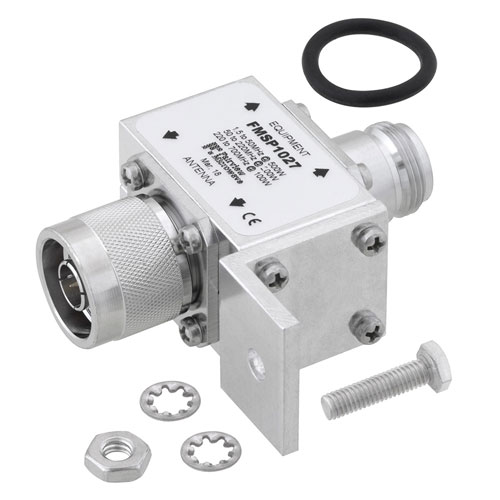 Type N F/F In/Out Bulkhead Coaxial RF Surge Protector, 1.5MHz 700MHz
