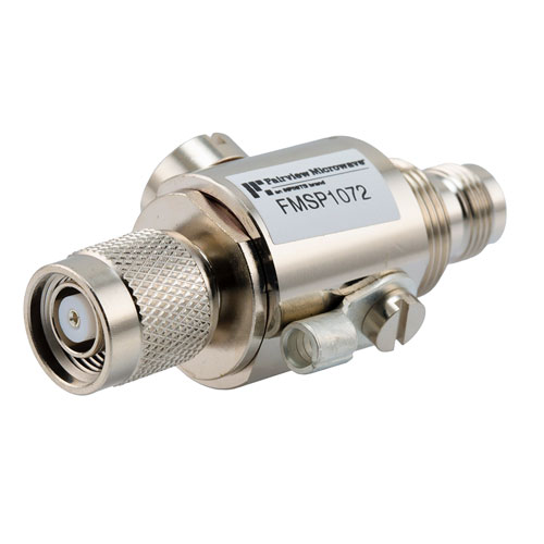 Reverse Polarity TNC F/M In/Out Bulkhead Coaxial RF Surge Protector, DC
