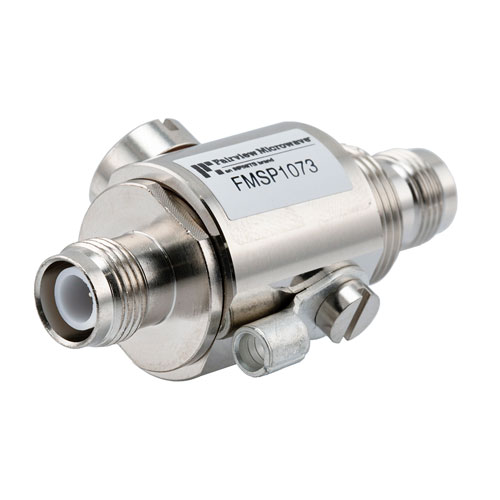 Reverse Polarity TNC F/F In/Out Bulkhead Coaxial RF Surge Protector, DC