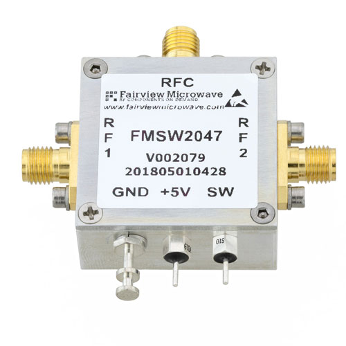 High Power SMA SPDT PIN Diode Switch from 30 MHz to 530 MHz Rated at 5