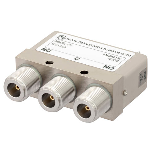 SPDT Failsafe DC to 12.4 GHz ElectroMechanical Relay Switch, 50W, 12V, N