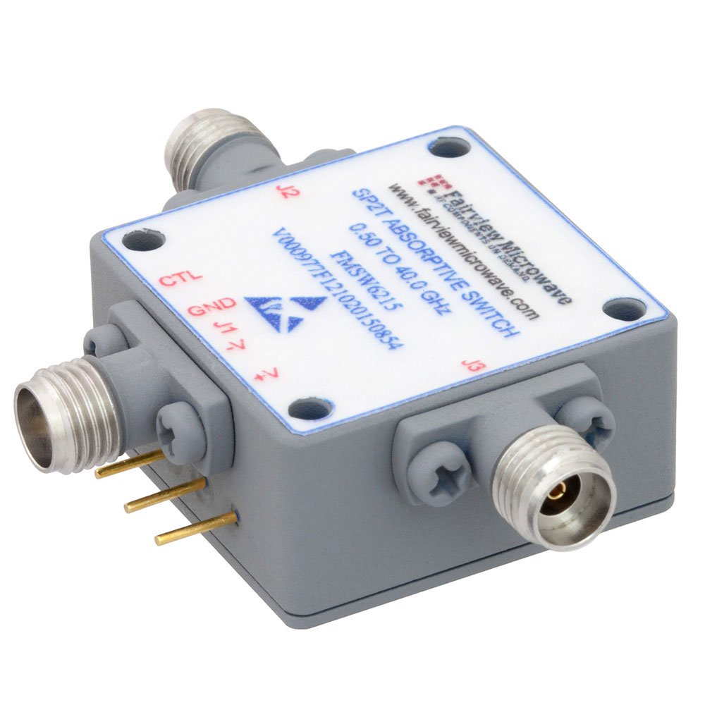 Field Replaceable 2.92mm SPDT PIN Diode Switch Absorptive From 500 MHz to 40 GHz Rated at +20 dBm