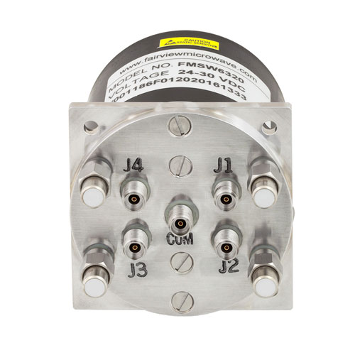SP4T Latching DC to 40 GHz Terminated ElectroMechanical Relay Switch