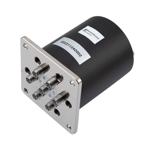 SP6T Electromechanical Relay Latching Switch, DC to 18 GHz, 90W