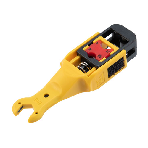 Coax Cable Stripper for RG59, RG6, RG7, RG11 with builtin 7/16 wrench