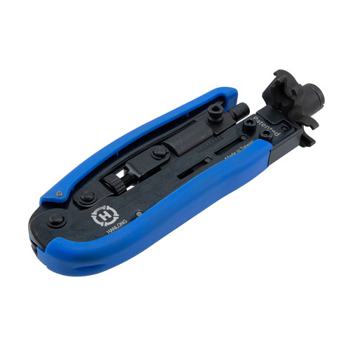 Crimp Tool for RG58, RG7, RG11, RG59, RG6 cables for use with F, BNC