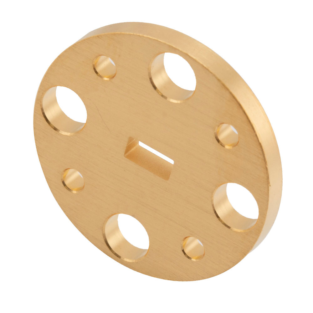 WR-15 Waveguide Shim with 2mm Copper UG-Cover RoundFlange