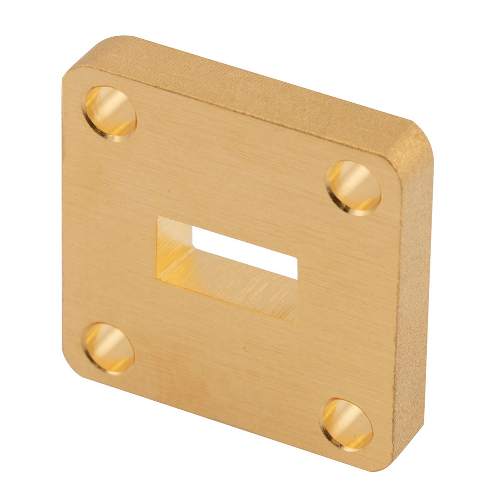 WR-34 Waveguide Shim with 4mm Copper UG-Cover Square Flange