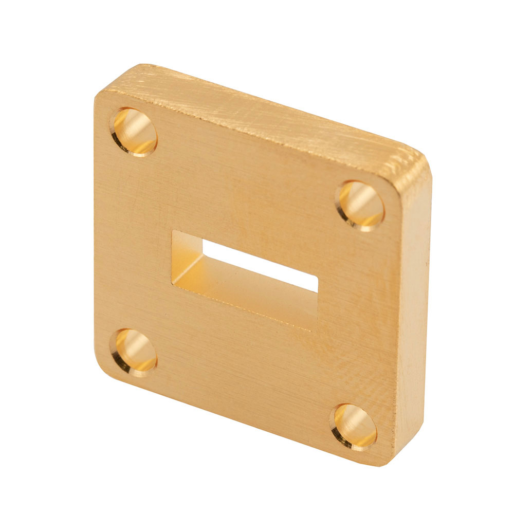 WR-42 Waveguide Shim with 4mm Copper UG-Cover Square Flange