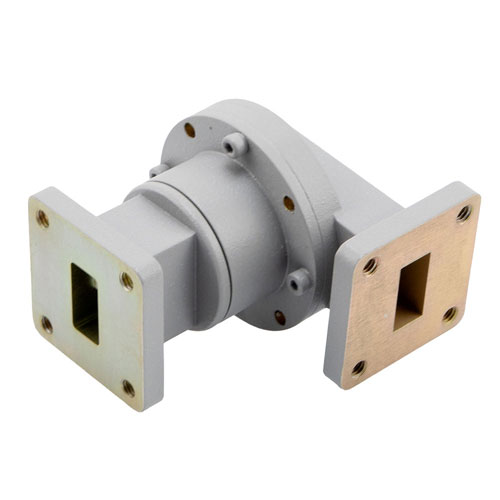 WR62 Waveguide Rotary Joint at 1 kW Peak Power and 13.75 GHz to 14.5