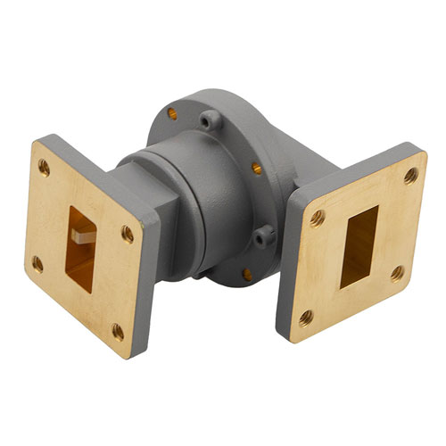 WR75 Waveguide Rotary Joint at 1 kW Peak Power and 13.75 GHz to 14.5