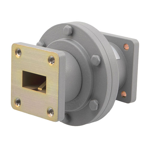 WR75 Waveguide Rotary Joint at 1 kW Peak Power and 13.75 GHz to 14.5