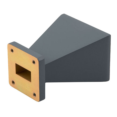 WR75 Waveguide Antenna With 15 dBi Gain and 10 GHz to 15 GHz