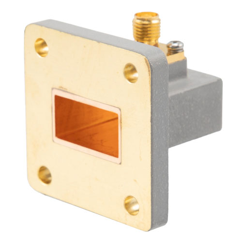 WR75 to SMA Female Waveguide to Coax Adapter UBR120 with 9.84 GHz to