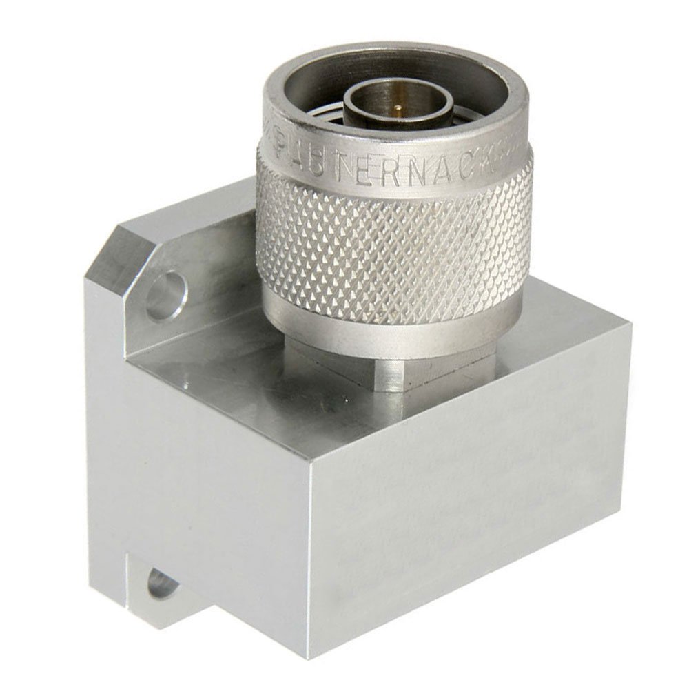 WR-62 Square Cover Flange to N Male Waveguide to Coax Adapter Operating ...