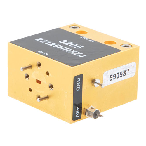 WR12 Waveguide Low Noise Amplifier, E Band, 60 GHz to 90 GHz, 30 dB